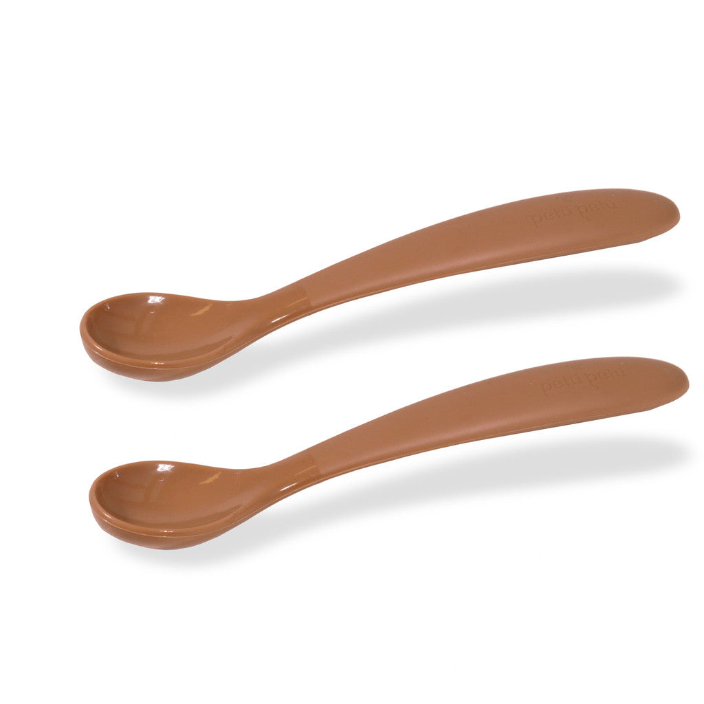 Petu Petu - Silikone skeer til børn - 2 stk. - Caramel