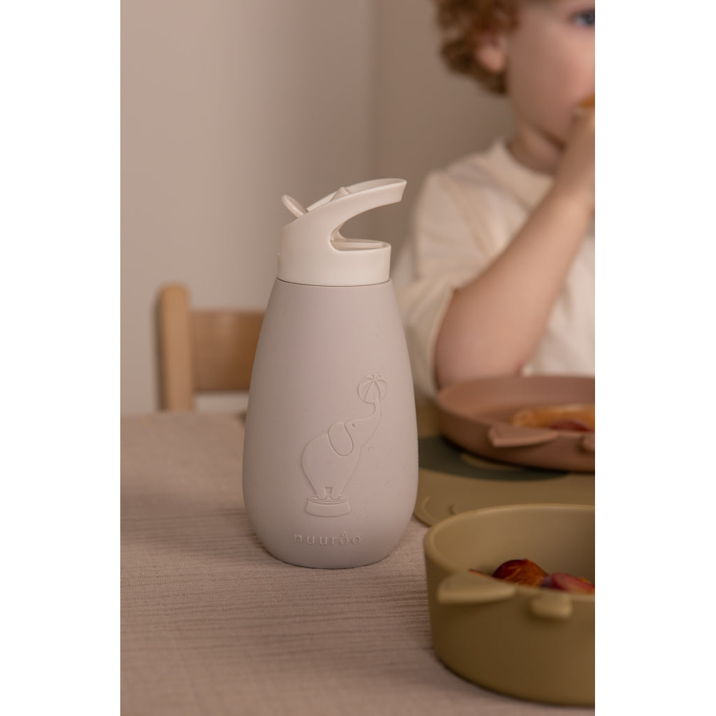 nuuroo - Silikone drikkeflaske - Vandflaske - 350 ml - Creme